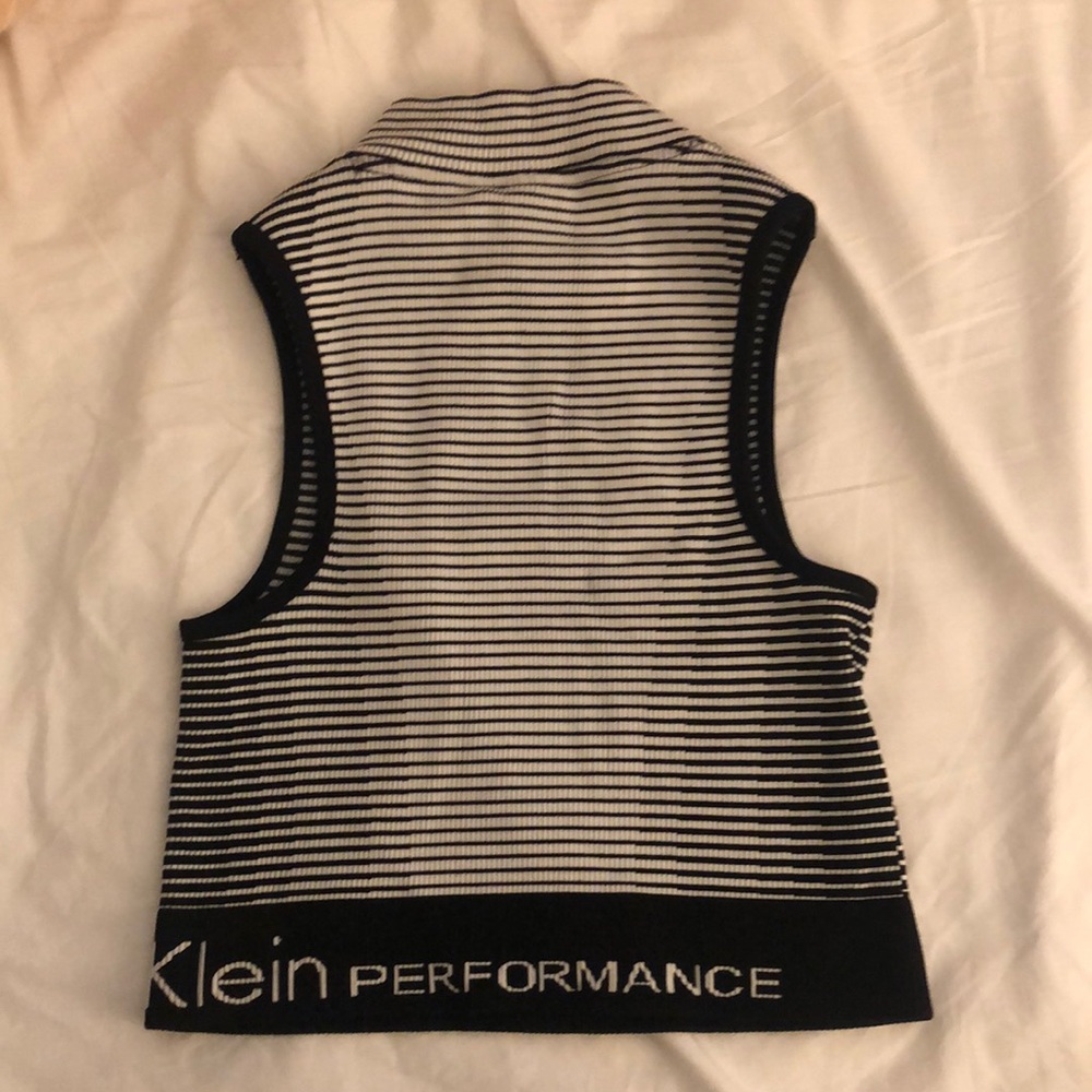 Calvin Klein crop workout top